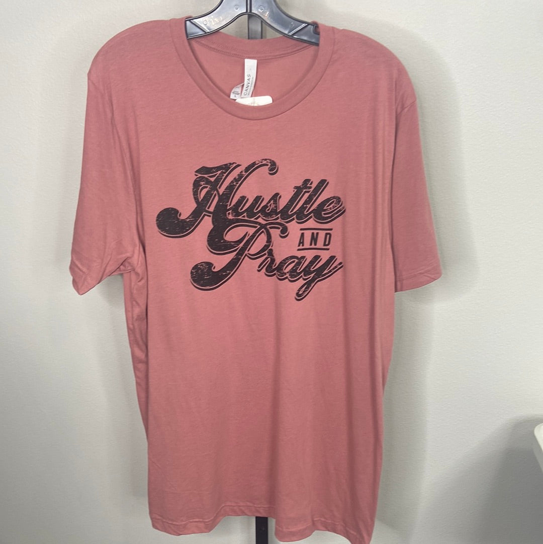 Hustle and Pray Graphic Tee