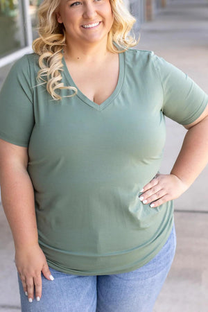 Olivia Tee in Sage