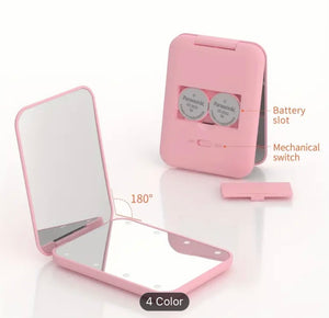 LED Light Compact Mirrors