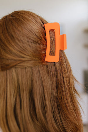 Claw Clip Set of 4 in Orange