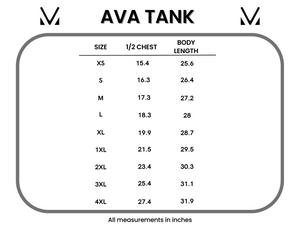 Ava Tank - Blue Liberty Stars- IN STORE