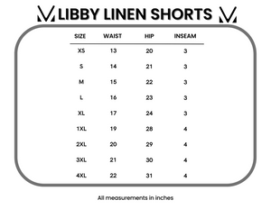 IN STOCK Libby Linen Shorts - Cream