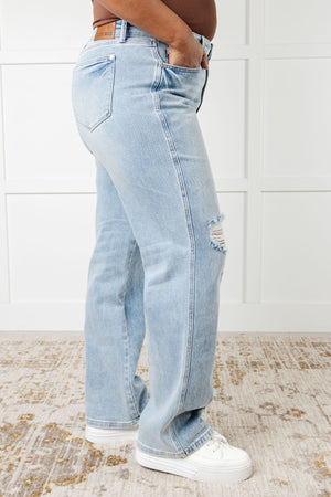 Patricia High Rise Rigid Magic 90's Straight Jeans