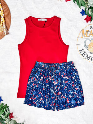 IN STOCK Jamie Shorts - Navy Star Mix