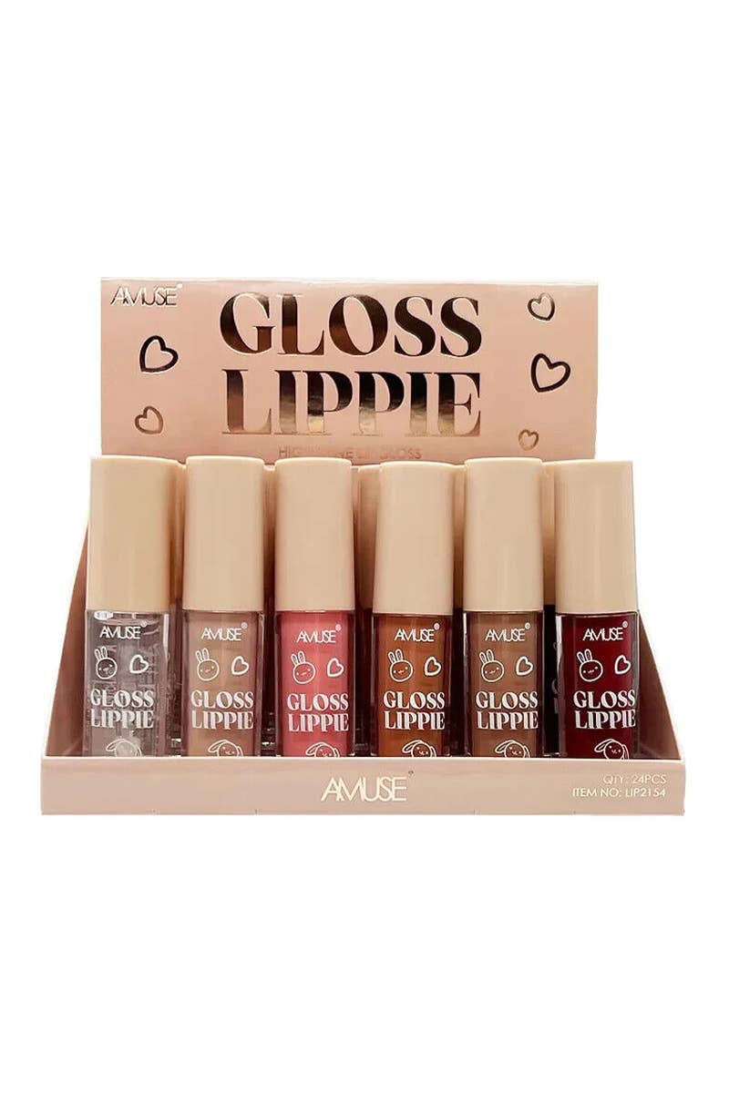 Amuse Gloss Lippie Nude High Shine Lip Gloss