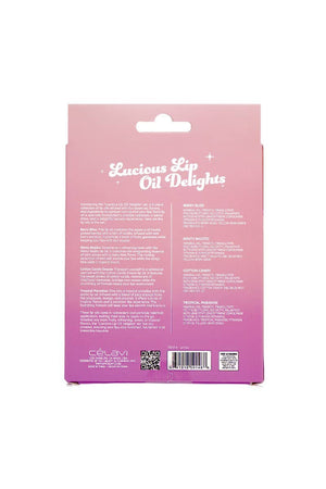 Celavi Lucious Lip Oil Delights Lip Set