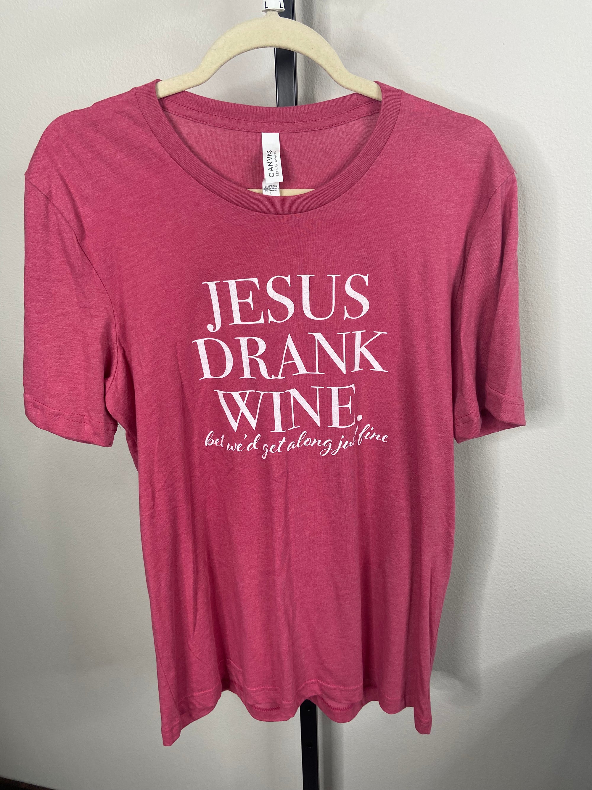 Jesus Drank Wine Graphic Tee