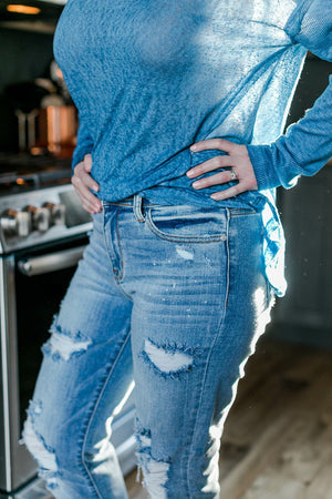 Back To The Bleach Judy Blue Boyfriend Jeans